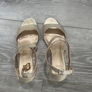 Dream Pairs Gold Strappy Sandals